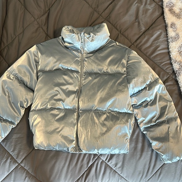 Old navy cropped parka New no tage - Picture 1 of 3